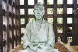 牢の中の西郷隆盛像